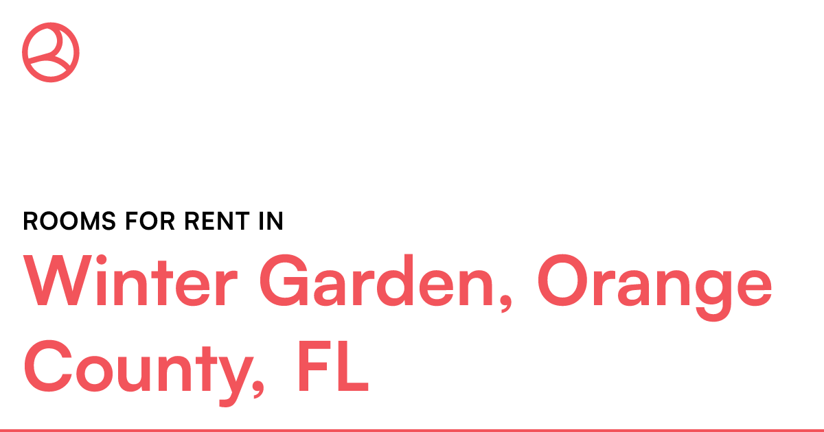 Winter Garden, Orange County, FL Rooms for Rent