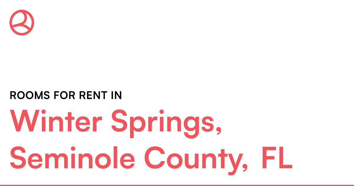 Winter Springs, Seminole County, FL Rooms for Rent