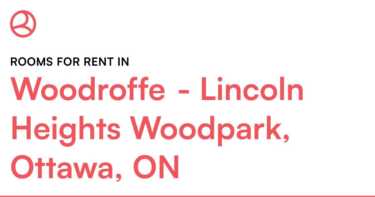 Woodroffe Lincoln Heights Woodpark, Ottawa, ON Rooms... Roomies.ca