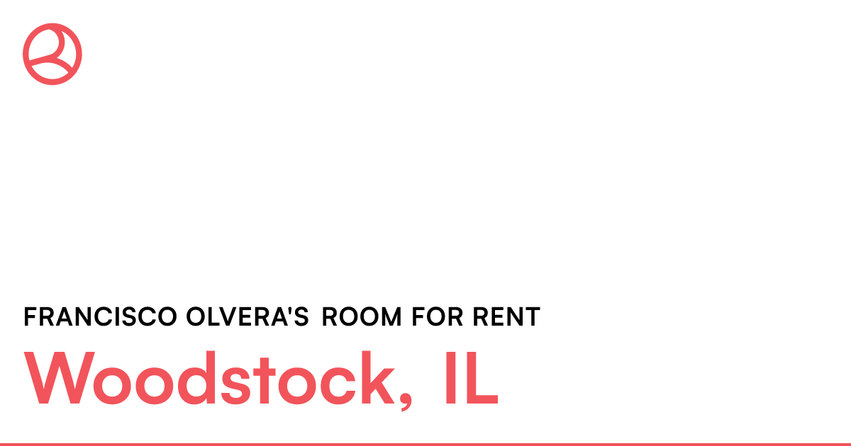 Room share to rent Woodstock, Illinois 60098 The...