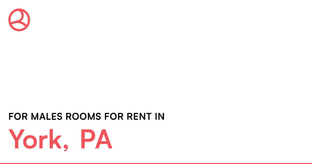 York, PA For males rooms for rent